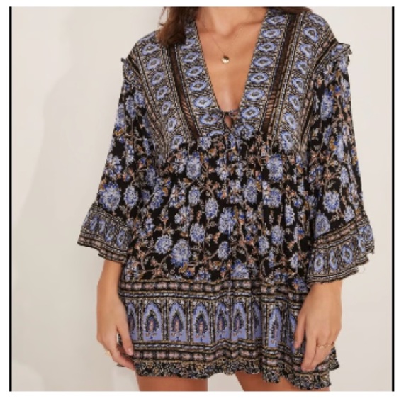 Anthropologie Dresses & Skirts - Free People Anthropologie Moonlight Dance Dress Tunic Boho Bohemian Flora XS